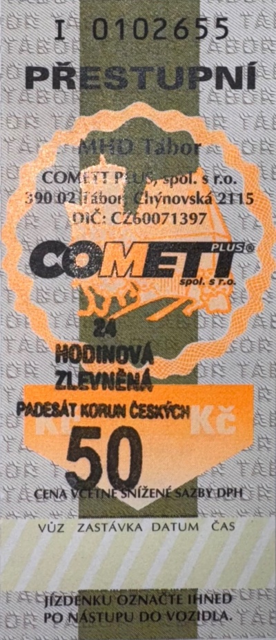 50 Kč (24 hodin) zvýhodněné