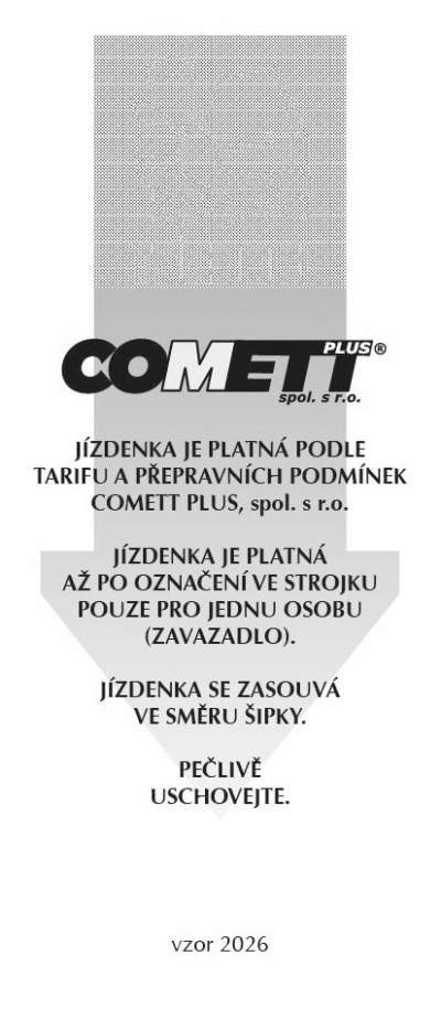 Rub jízdenky (vzor 2026)